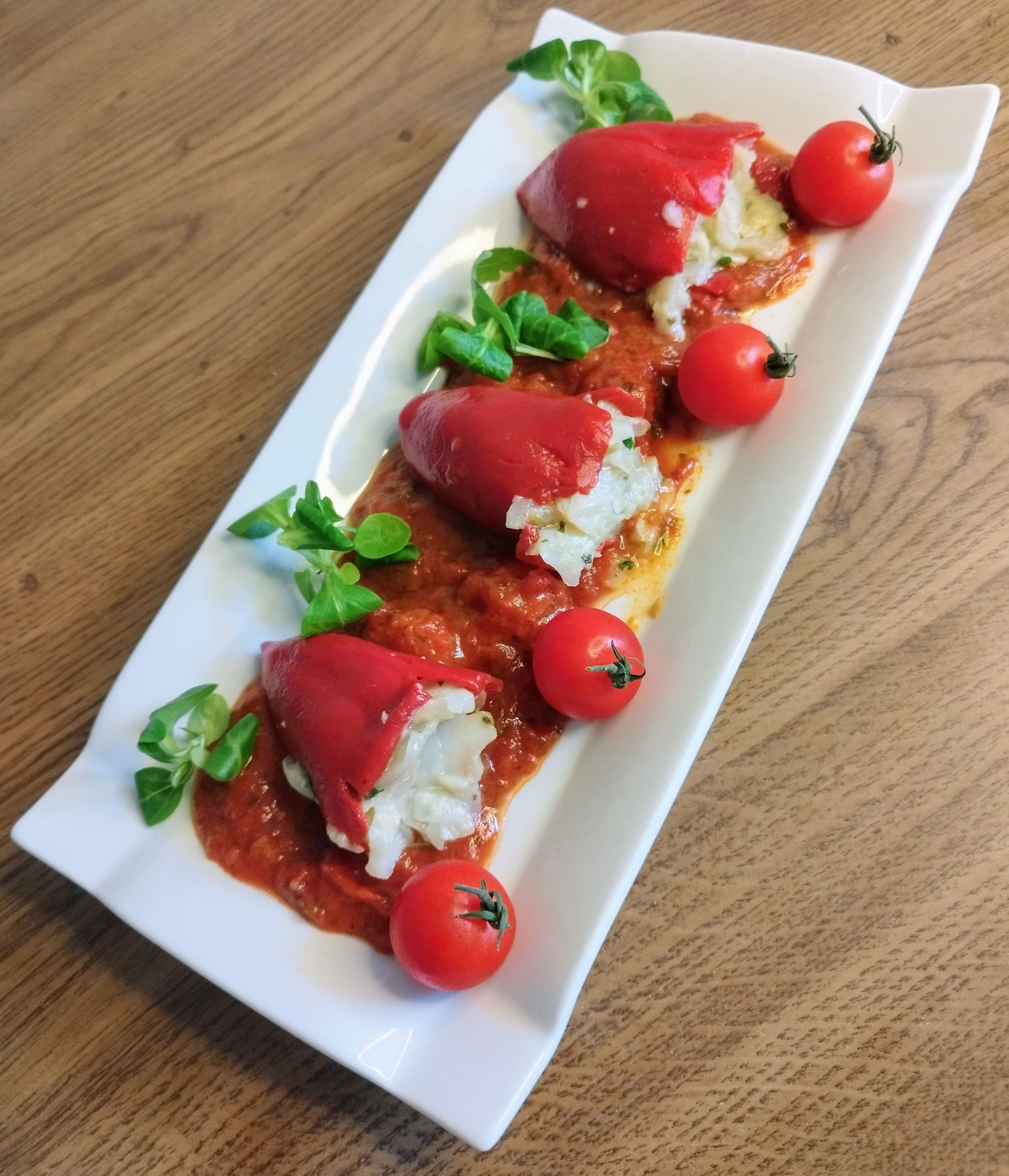 PIMIENTOS RELLENOS DE MERLUZA
