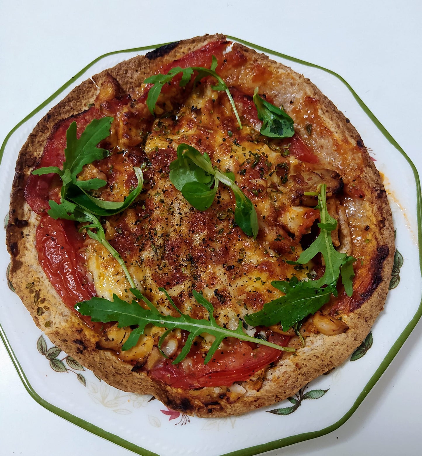 Pizza integral de fajita