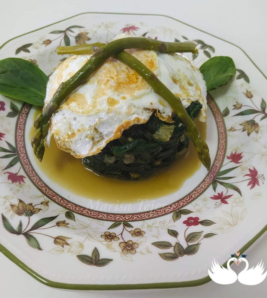 ESPINACAS  ESPARRAGADAS con TRIGUEROS