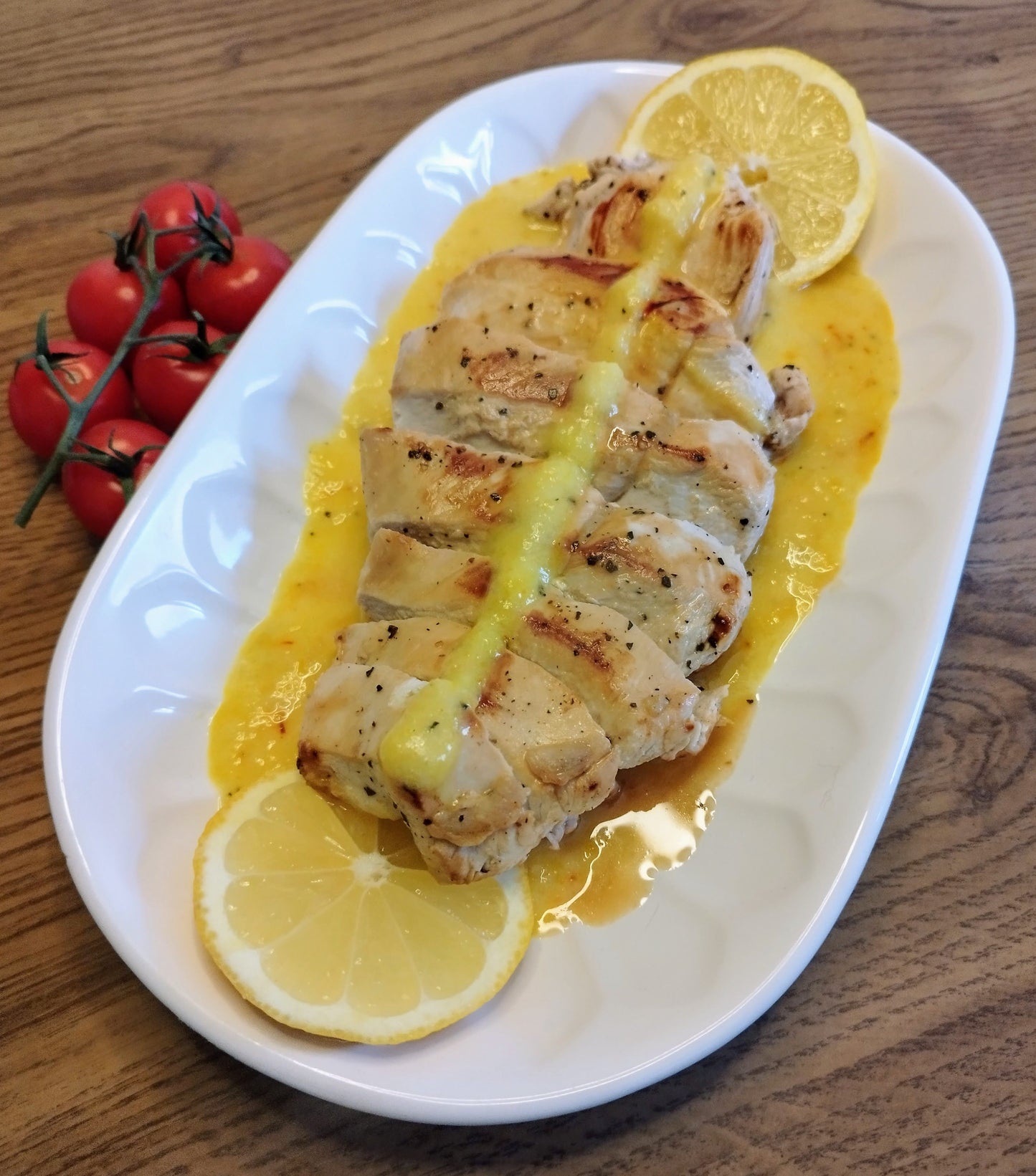 PECHUGA DE PAVO O POLLO EN SALSA DE LIMÓN