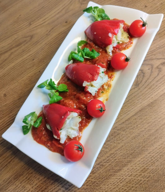 PIMIENTOS RELLENOS DE MERLUZA