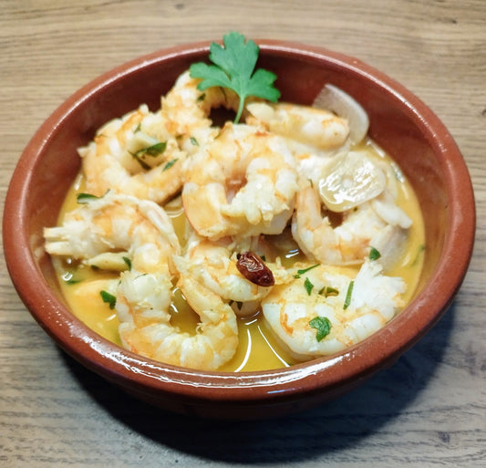 SALTEADO DE LANGOSTINOS