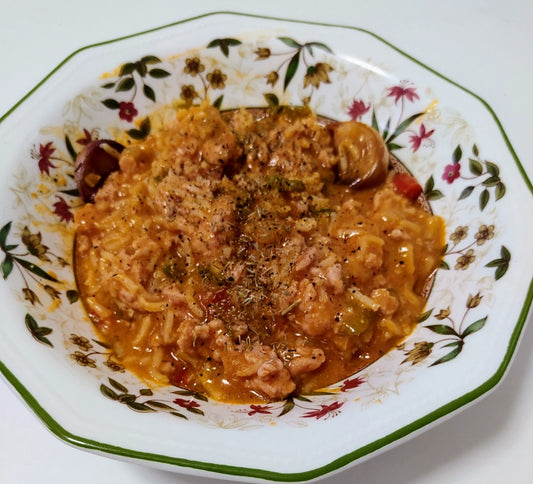 Arroz caldoso con pollo