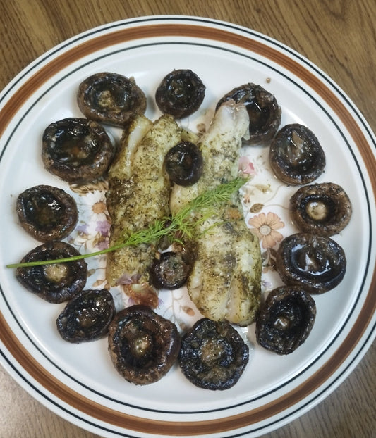 Gallineta con champiñones - Adelgaza con Marisa