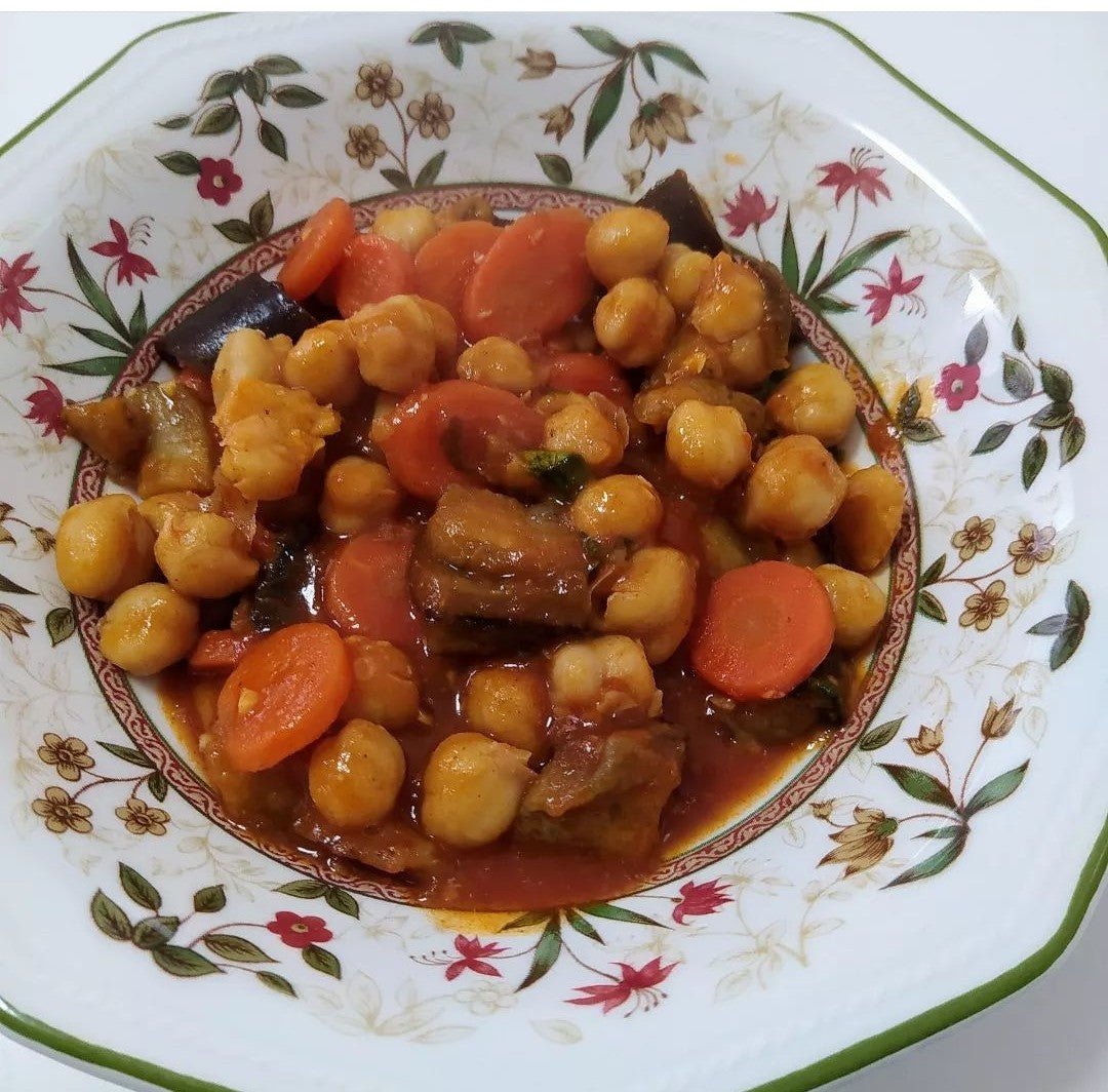 Garbanzos al estilo oriental - Adelgaza con Marisa