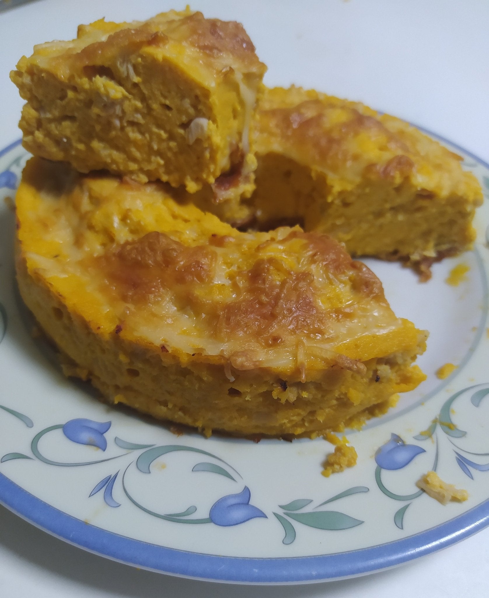 Pastel de calabaza y atún - Adelgaza con Marisa