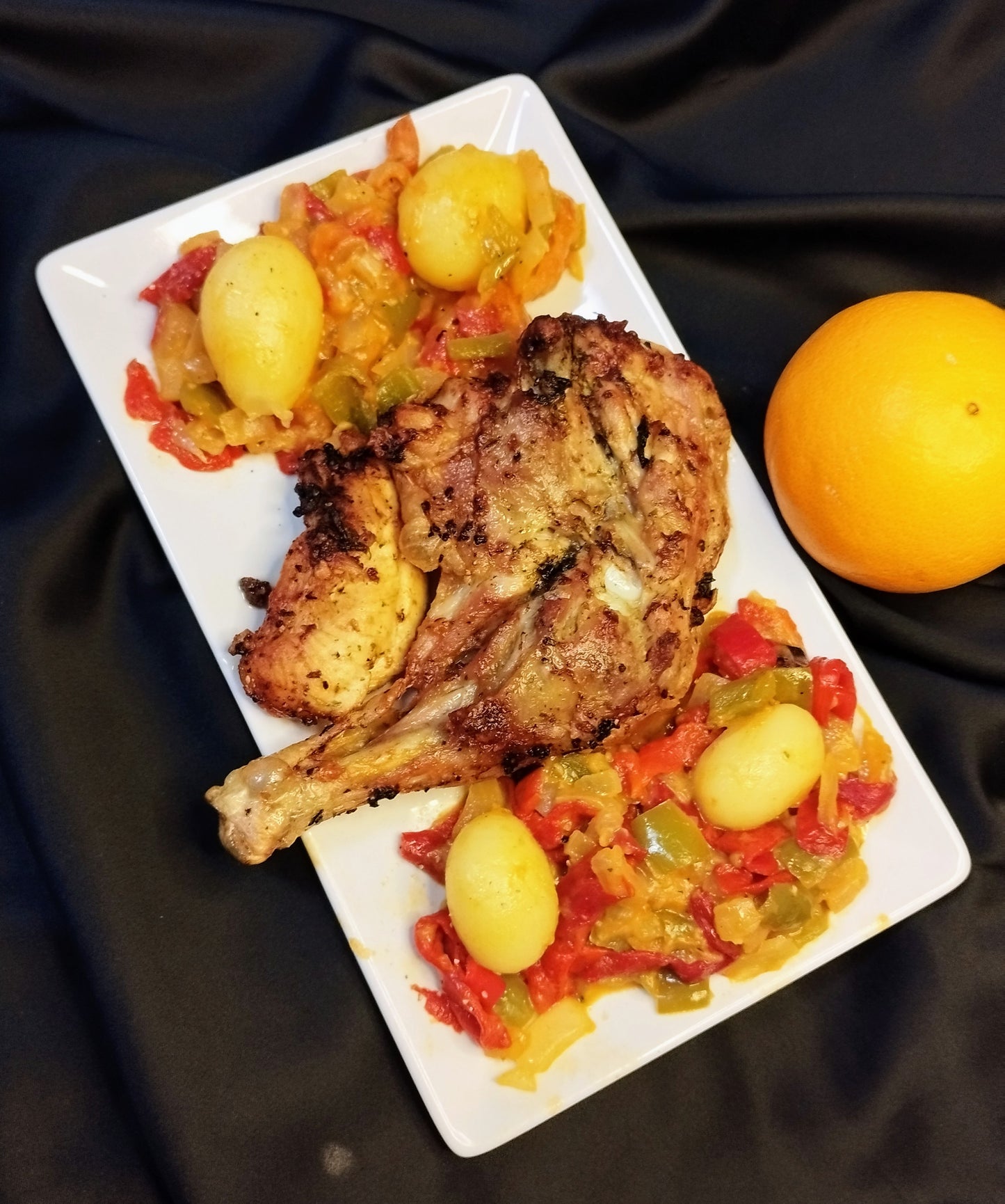 Pollo a la naranja